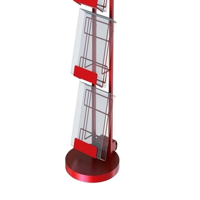 Wire Newspaper Metal Organizer Rak Rak Display Majalah Rak