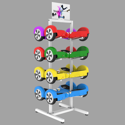 Toko Eceran Dua Sisi Sepeda Display Stand Metal Custom Mountain Bike Display Rack