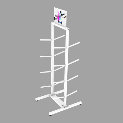 Toko Eceran Dua Sisi Sepeda Display Stand Metal Custom Mountain Bike Display Rack