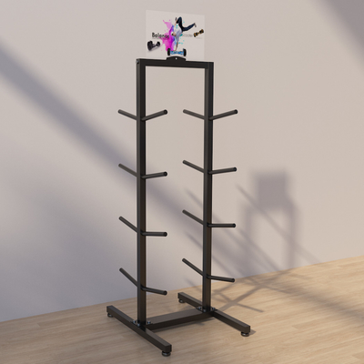 Toko Eceran Dua Sisi Sepeda Display Stand Metal Custom Mountain Bike Display Rack
