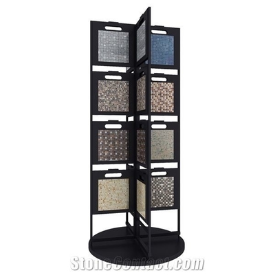 Rak Display Ubin Lantai ODM Untuk Pameran Contoh Ubin Keramik Adil Rak Display Stand