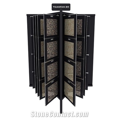 Rak Display Ubin Lantai ODM Untuk Pameran Contoh Ubin Keramik Adil Rak Display Stand